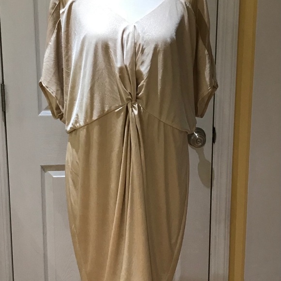 ABS Dresses & Skirts - NWT ABS Champagne color dress size 1X